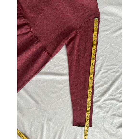 Vermont Country Store Reversible Peasant Dress Womens Size Medium Red Green - Picture 8 of 8